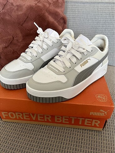 Puma Carina Street white stormy Spor Ayakkabı