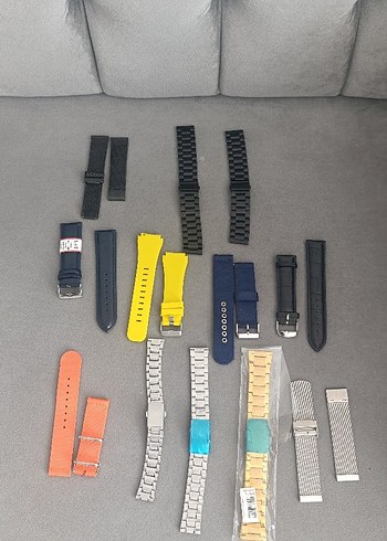 Çok Renkli Erkek Saat Kordonları - Görsel 9