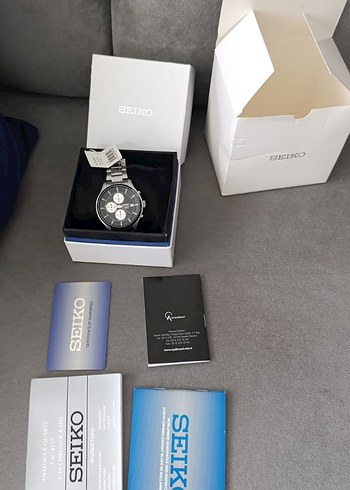 Seiko Siyah Erkek Kol Saati