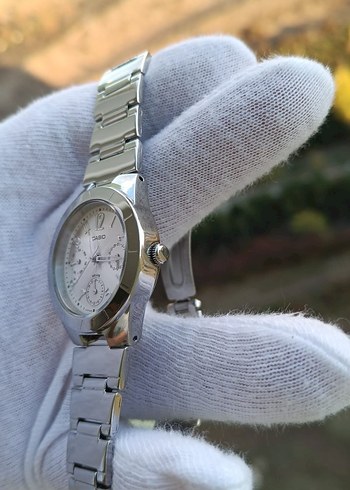 Casio Orjinal kadın saat sıfır ayarında tertemiz - Görsel 3