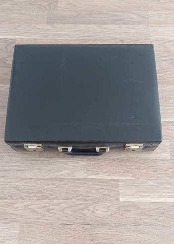 Klasik Siyah Erkek Evrak Çantası - Görsel 2