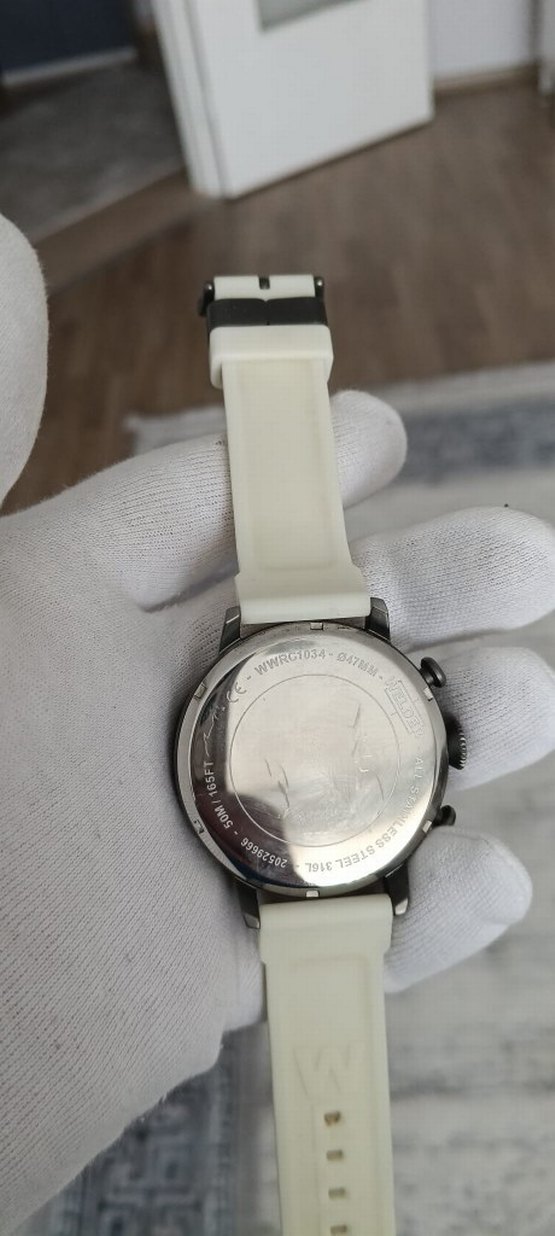 Beyaz Silikon Kayışlı Welder Erkek Kol Saati ORJİNAL - Görsel 4