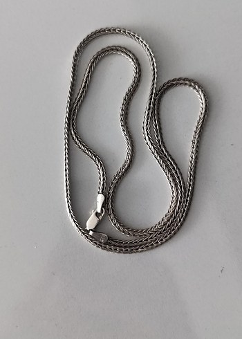 925 ayar gümüş erkek kolye - Görsel 2