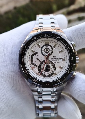 Casio Casio Beyaz Kadranlı Gri Erkek Kol Saati ORJİNAL