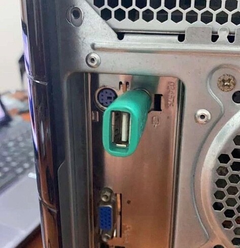 PS/2 USB Dönüştürücü - Eski Mause Aparat - Görsel 5