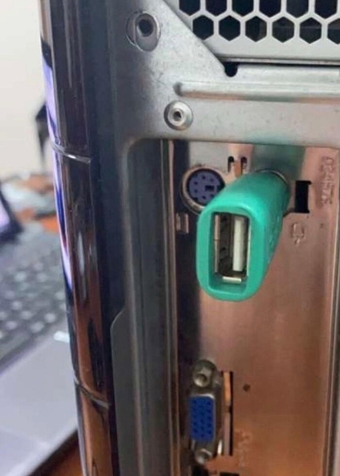 PS/2 USB Dönüştürücü - Eski Mause Aparat - Görsel 5