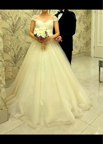 Gelinlik - 36/38 Beden Özel Dikim - Görsel 6