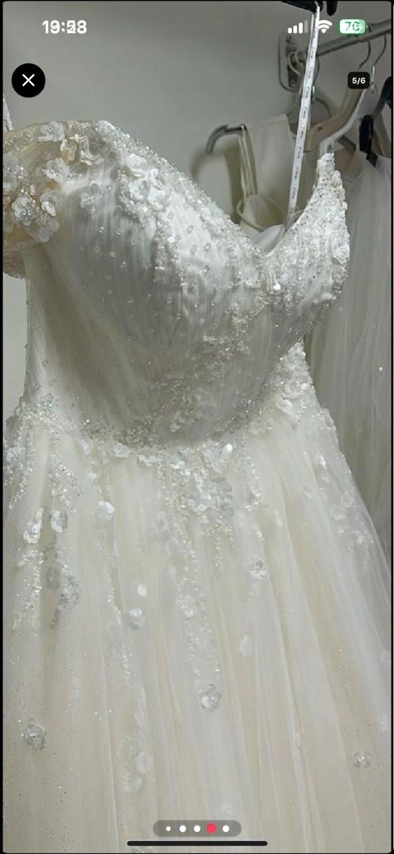 Gelinlik - 36/38 Beden Özel Dikim - Görsel 5