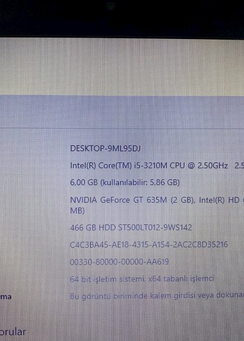 LAPTOP BİLGİSAYAR - LENOVO Z580 - İ5 - Nvdıa GT635M - Görsel 17