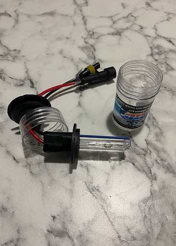 Siyah Renkli 8000K 35W H7 Zenon Ampul - Görsel 4