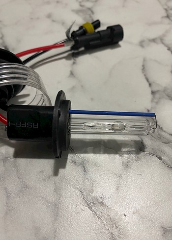 Siyah Renkli 8000K 35W H7 Zenon Ampul - Görsel 3