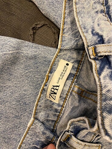 38 Beden mavi Renk zara pantalon