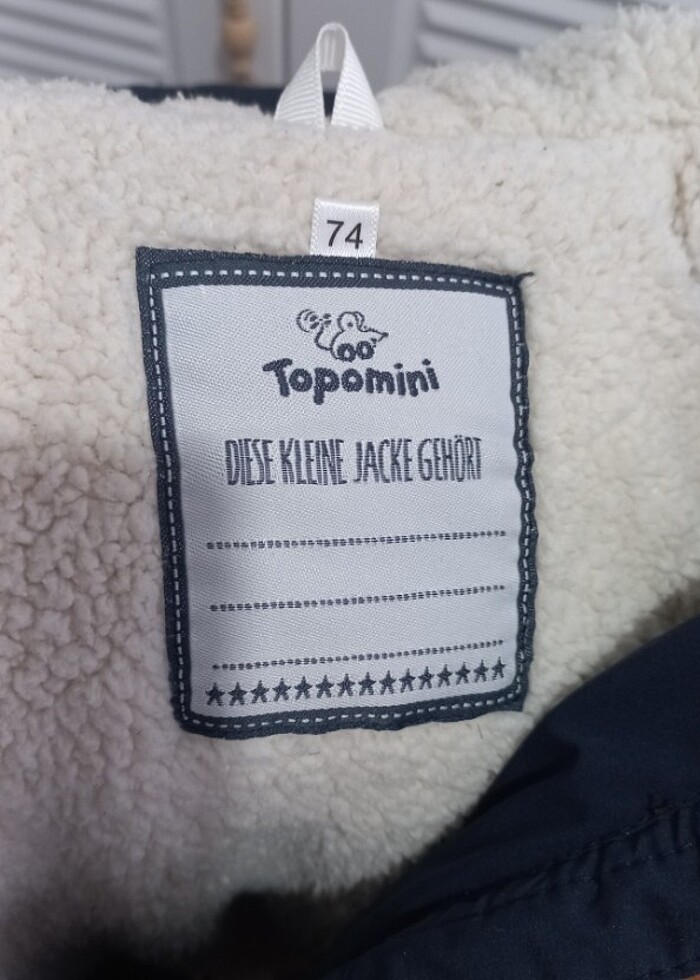 Erkek bebek mont - Görsel 3