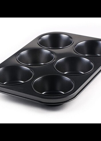 Tupperware 6 li metal muffin cupcake kek kalibi