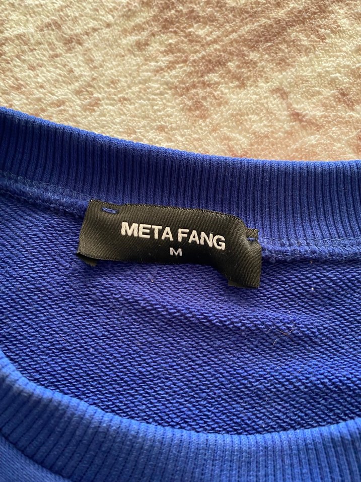 Mavi Uzun Kollu Baskılı Sweatshirt - Görsel 3