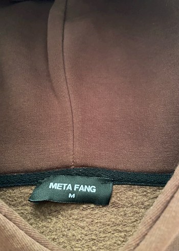 Kahverengi Kapüşonlu Sweatshirt - Görsel 3