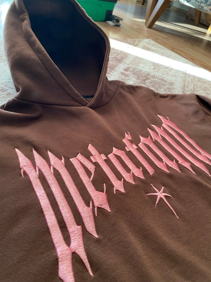 Kahverengi Kapüşonlu Sweatshirt - Görsel 2