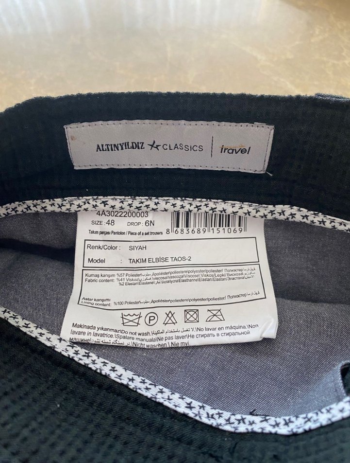 Düğmeli Siyah Erkek Ceket - Görsel 3