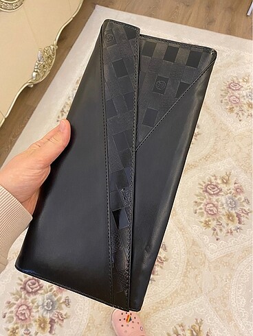 Siyah clutch çanta