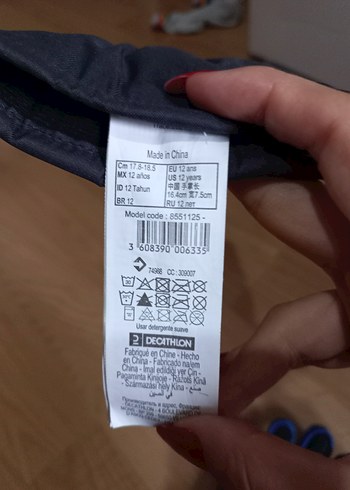 Mavi Erkek Çocuk Kayak Eldiveni Vedze - Görsel 4