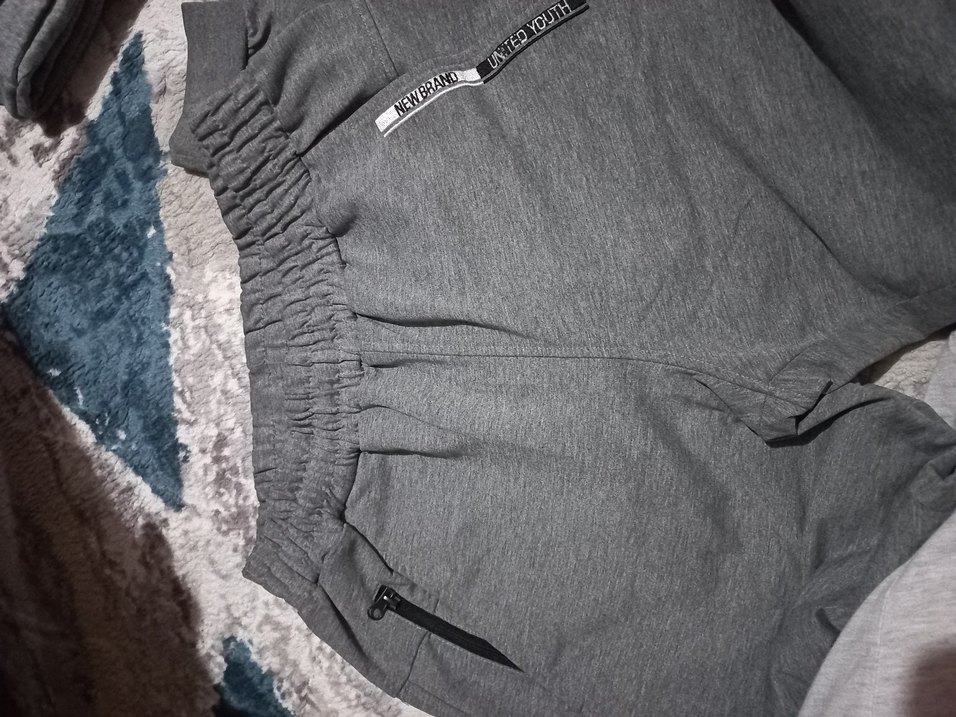 Gri Baskılı erkek Eşofman Altı - Görsel 2