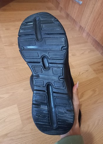 orjinal skechers Siyah Bağcıklı erkek Spor Ayakkabı - Görsel 6