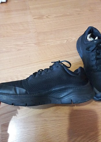 orjinal skechers Siyah Bağcıklı erkek Spor Ayakkabı - Görsel 5