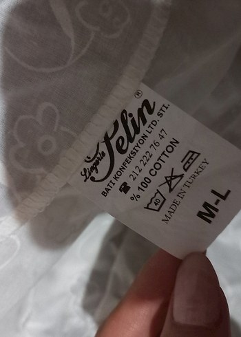 Beyaz Midi Kadın Bohem Kısa Kollu Sabahlık - Görsel 6