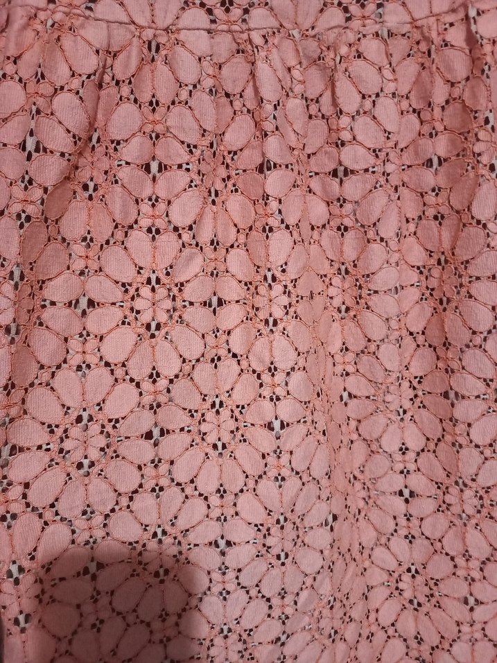 Dantel Detaylı Pembe Hamile Midi Elbise - Görsel 4