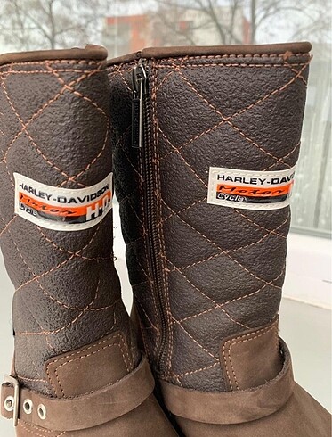 30 Beden kahverengi Renk Harley Davidson Bot