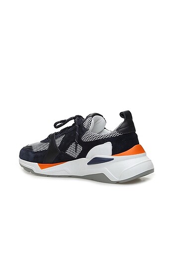 Diğer George Hogg Lacivert Süet Deri Erkek Sneaker