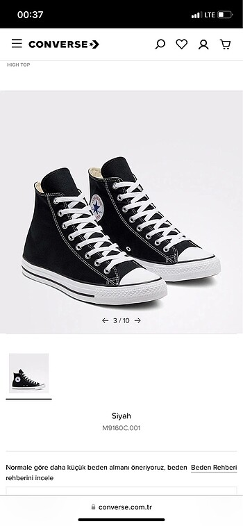 Converse ayakkabı