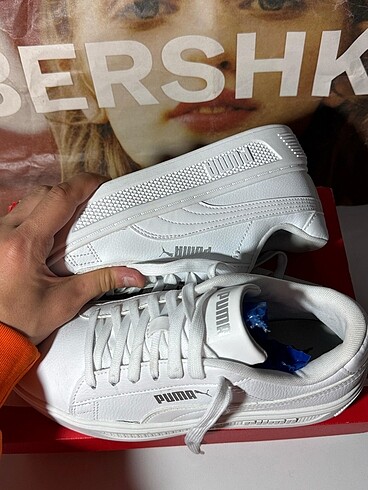 38 Beden beyaz Renk Puma Spor Ayakkabı