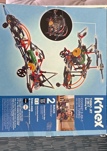 K'nex Çok Renkli Turbo Jet Model Kiti