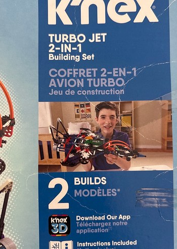 K'nex Çok Renkli Turbo Jet Model Kiti