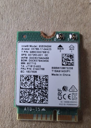 Intel 9560NGW Kablosuz Ağ Kartı - Görsel 2