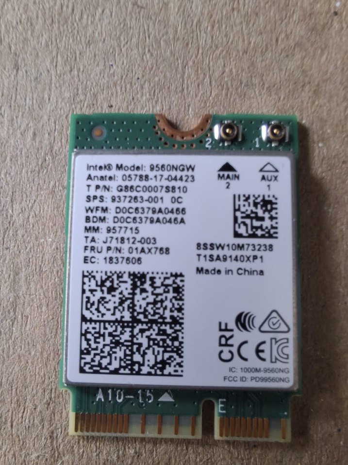 Intel 9560NGW Kablosuz Ağ Kartı - Görsel 2