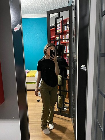 Trendyolmilla yeşil jean pantolon