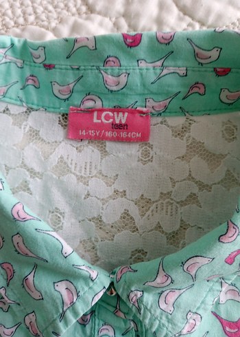 Dantel Detaylı Turkuaz Hamile Bluz - Görsel 2