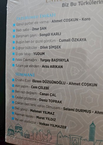 Kendini Anlatan Şehir Erzurum Türküleri Cd si - Görsel 3