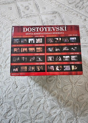 Beden Renk Dostoyevski Kitapları - Dünya Edebiyatından Sinemaya Film Seti