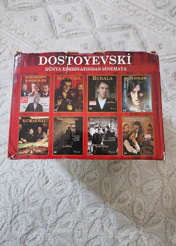 Dostoyevski Kitapları - Dünya Edebiyatından Sinemaya Film Seti