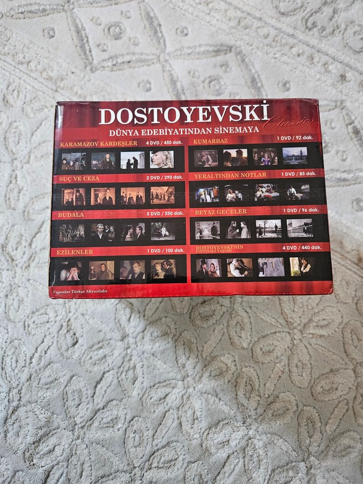 Dostoyevski Kitapları - Dünya Edebiyatından Sinemaya Film Seti - Görsel 4