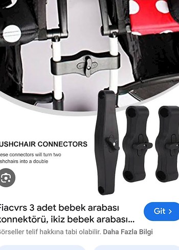 Diğer Beden Sıfır Bebek Arabası Puset Konnektörü Bağlayıcı