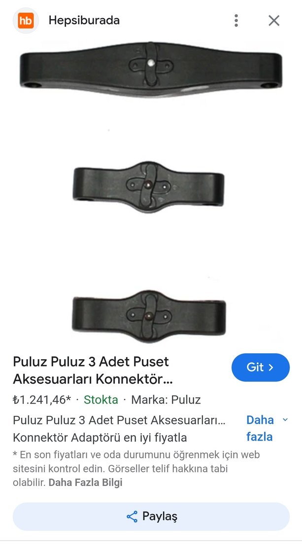 Sıfır Bebek Arabası Puset Konnektörü Bağlayıcı - Görsel 2