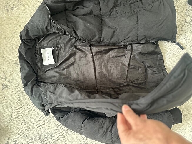 s Beden siyah Renk Bershka mont
