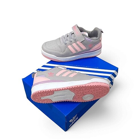 35 Beden gri Renk Adidas form low çocuk spor ayakkabısı
