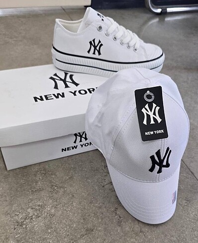 Converse Newyork lift şapka hediyeli spor ayakkabısı