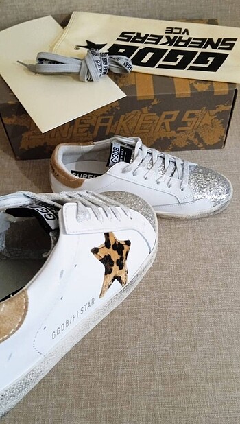 37 Beden beyaz Renk Golden goose deluxe spor ayakkabısı