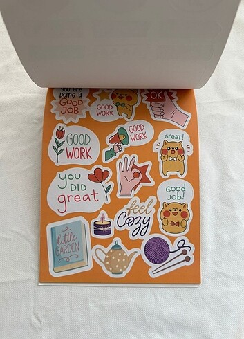  Beden Renk DIY Sticker Kitabı
